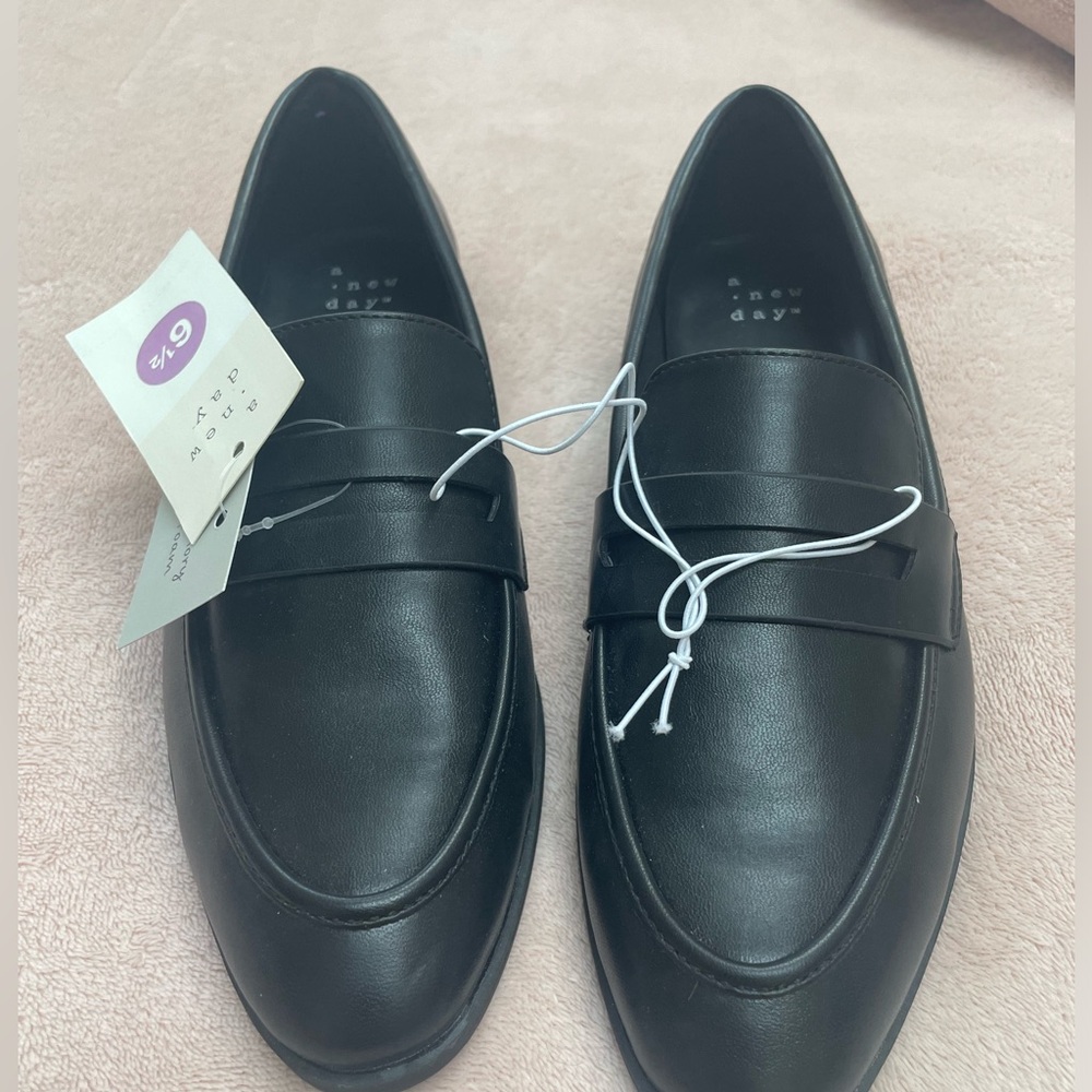Black Loafers size 6.5